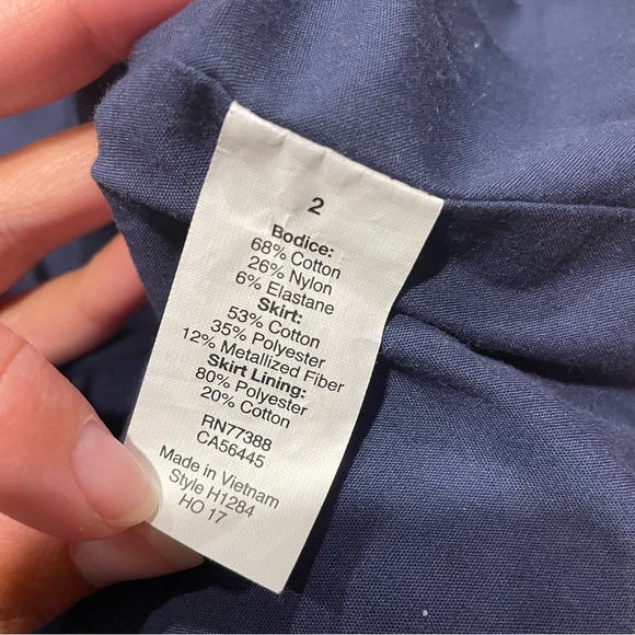 Crewcuts Factory Metallic Navy Dress - Picture 4 of 5